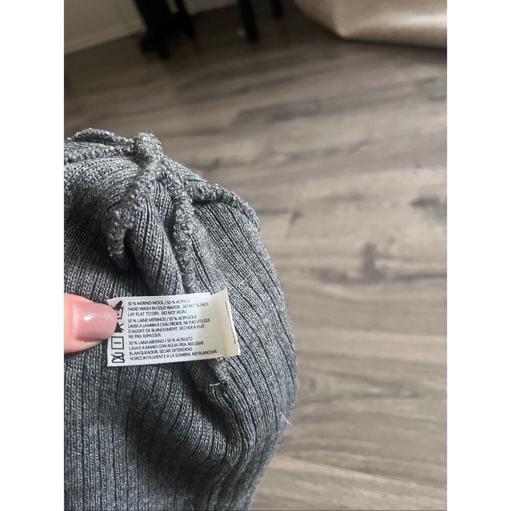 BULA GRAY MERINO WOOL STRETCH CUFFED BEANIE HAT MEN'S WOMEN'S ONE SIZE OS - Picture 4 of 4